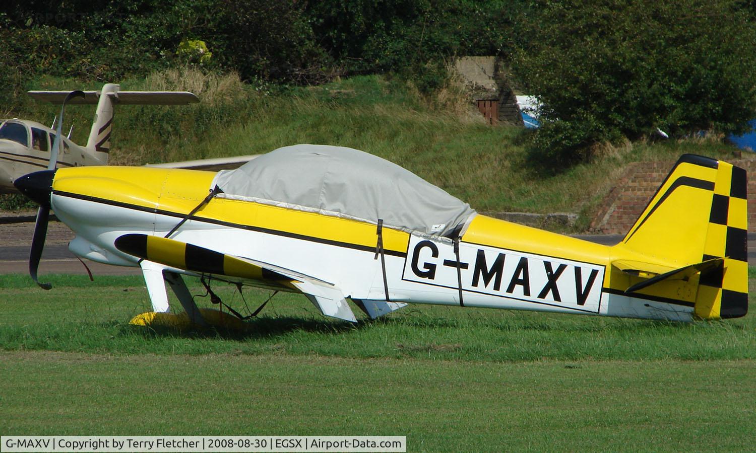 G-MAXV, 2000 Vans RV-4 C/N PFA 181-13266, Noted at the 2008 RV Fly-in at North Weald Uk