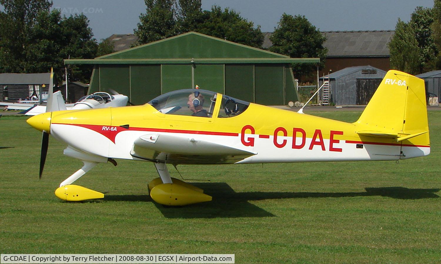 G-CDAE, 2005 Vans RV-6A C/N PFA 181A-13018, Participant in the 2008 RV Fly-in at North Weald Uk