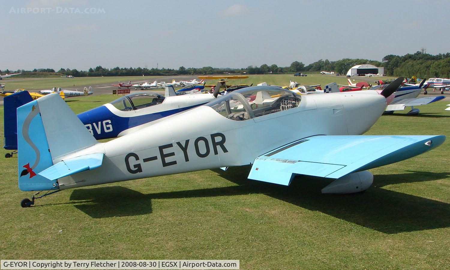 G-EYOR, 2001 Vans RV-6 C/N PFA 181A-13259, Participant in the 2008 RV Fly-in at North Weald Uk
