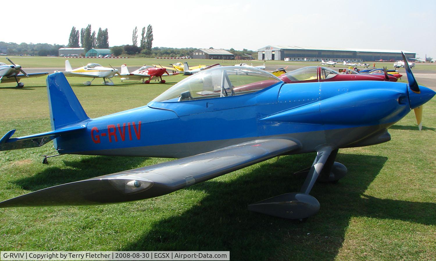 G-RVIV, 1999 Vans RV-4 C/N PFA 181-12366, Participant in the 2008 RV Fly-in at North Weald Uk