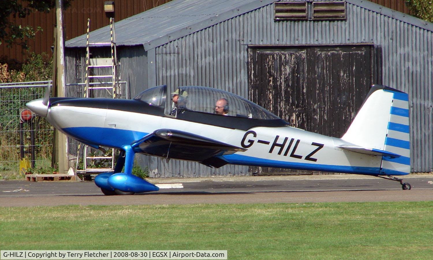 G-HILZ, 2006 Vans RV-8 C/N PFA 303-14471, Participant in the 2008 RV Fly-in at North Weald Uk