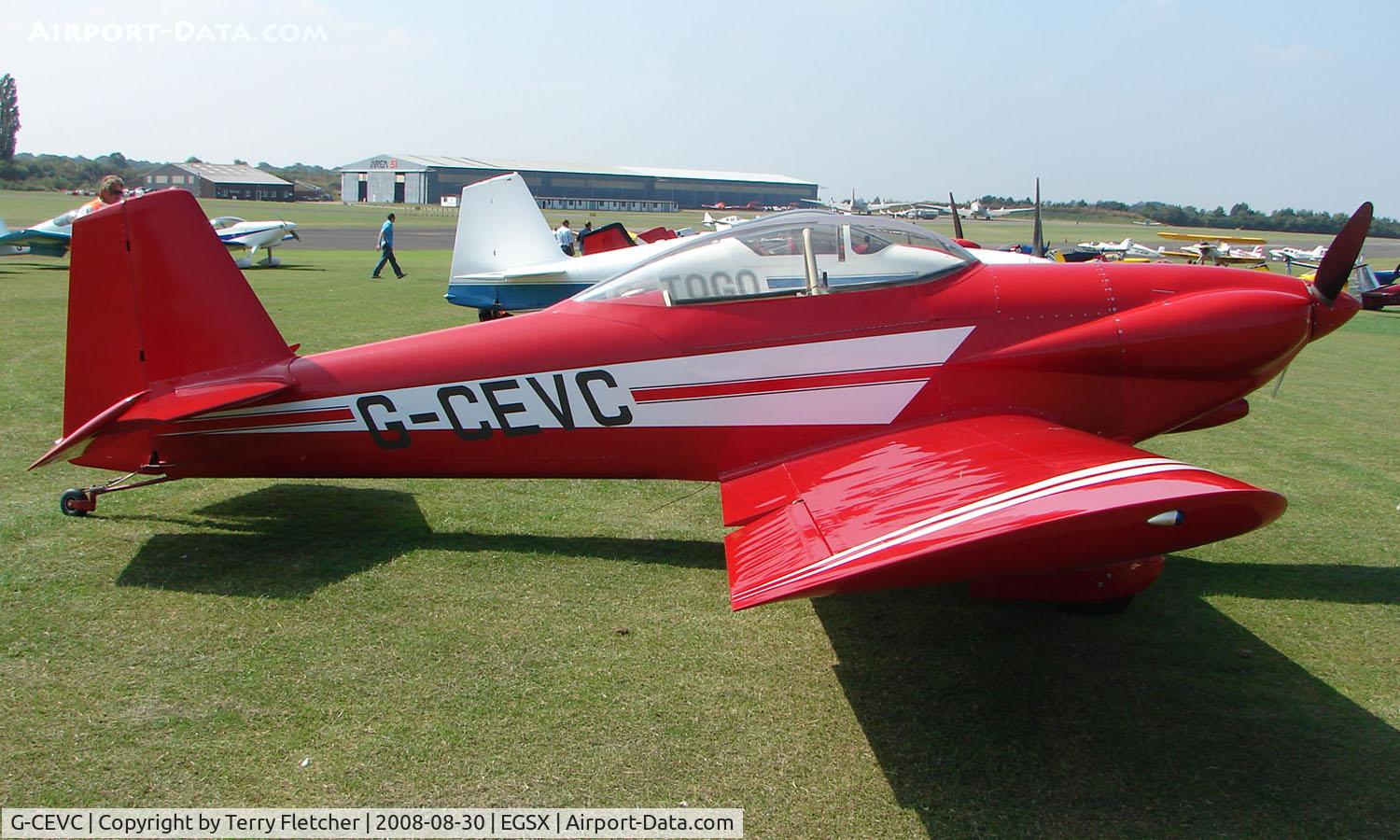 G-CEVC, 2007 Vans RV-4 C/N 2726, Participant in the 2008 RV Fly-in at North Weald Uk