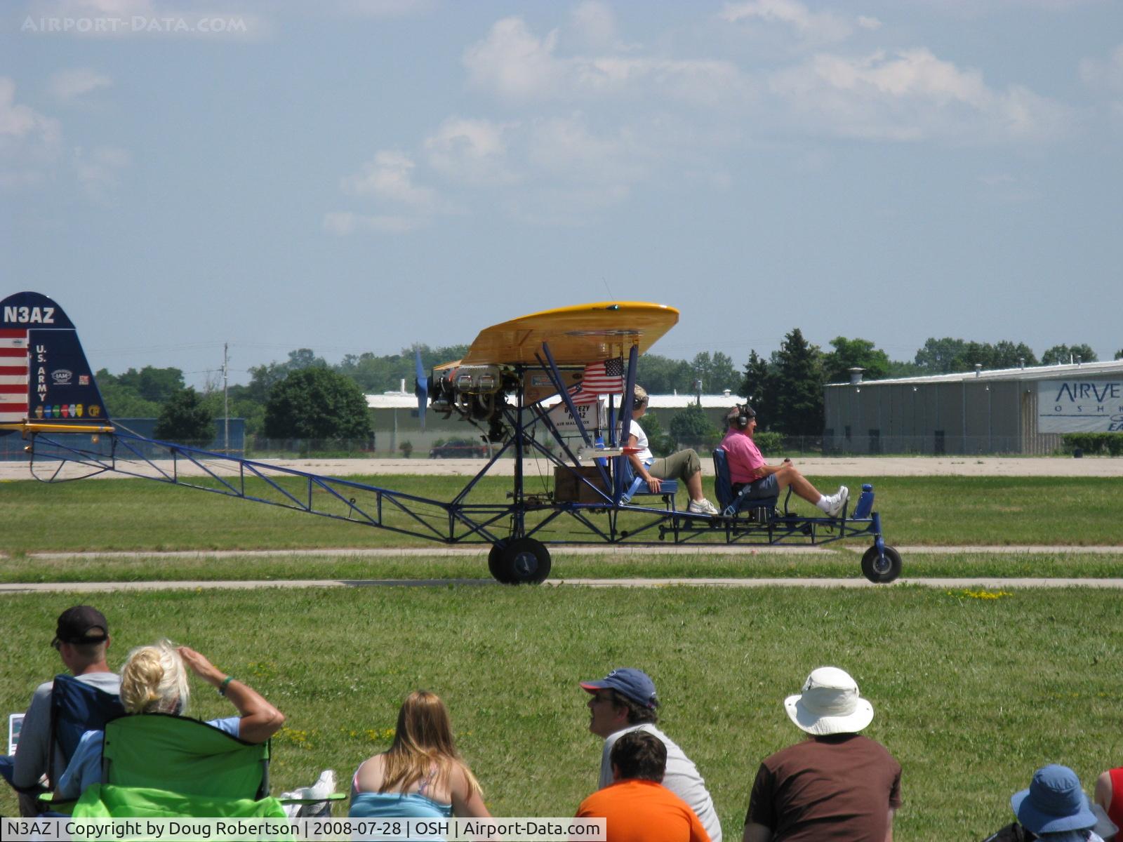 N3AZ, 1998 Breezy RLU-1 C/N JD1, 1998 Zimmerman BREEZY, Lycoming O-235-C1 115 Hp, taxi