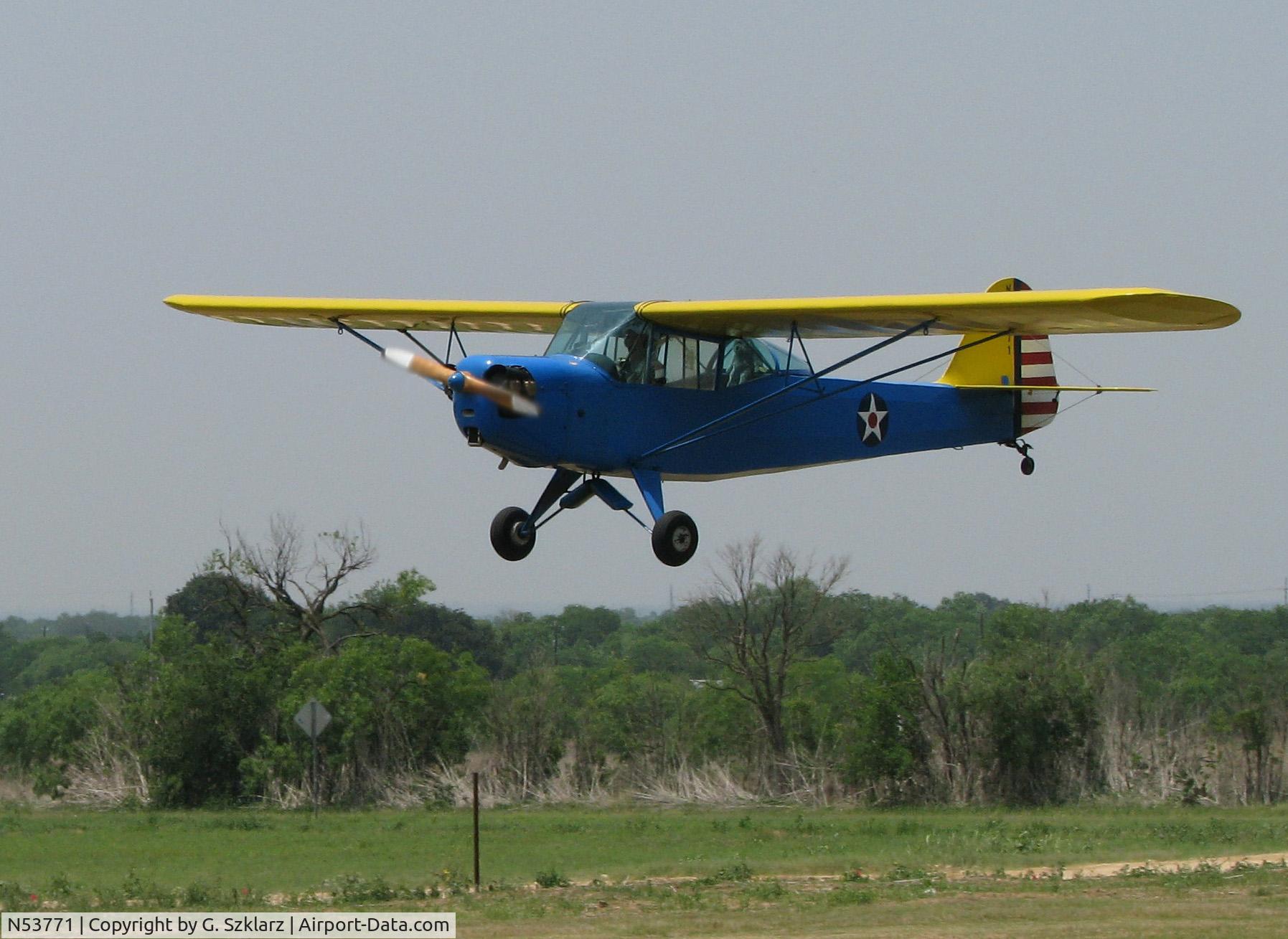 N53771, 1943 Taylorcraft DCO-65 C/N 4915, 1943 Taylorcraft  L-2 'Grasshopper'