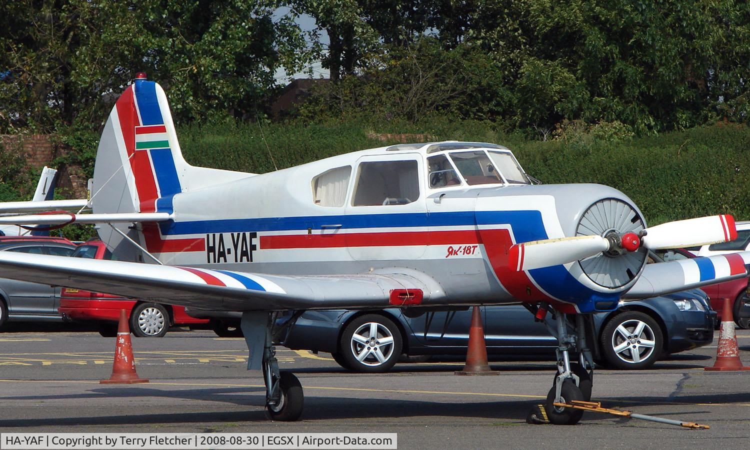 HA-YAF, 1994 Yakovlev Yak-18T C/N 08-34, Yak18 at North Weald