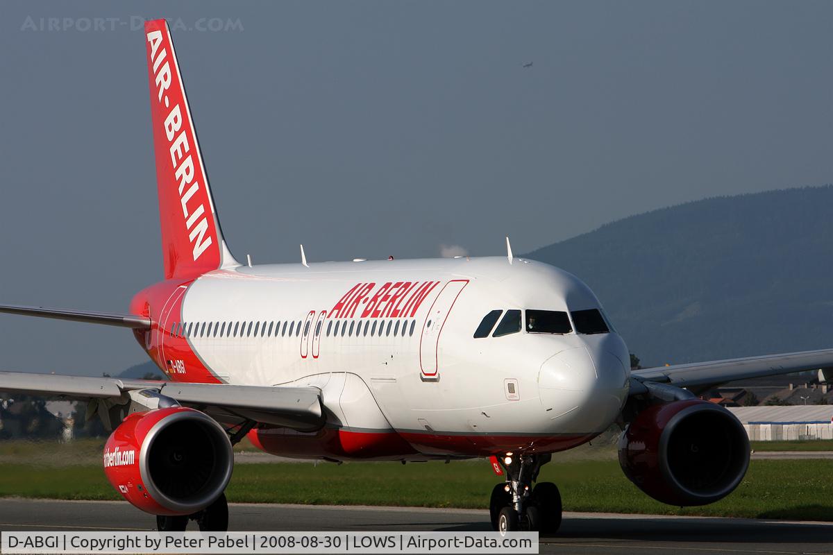 D-ABGI, 2007 Airbus A319-112 C/N 3346, SZG