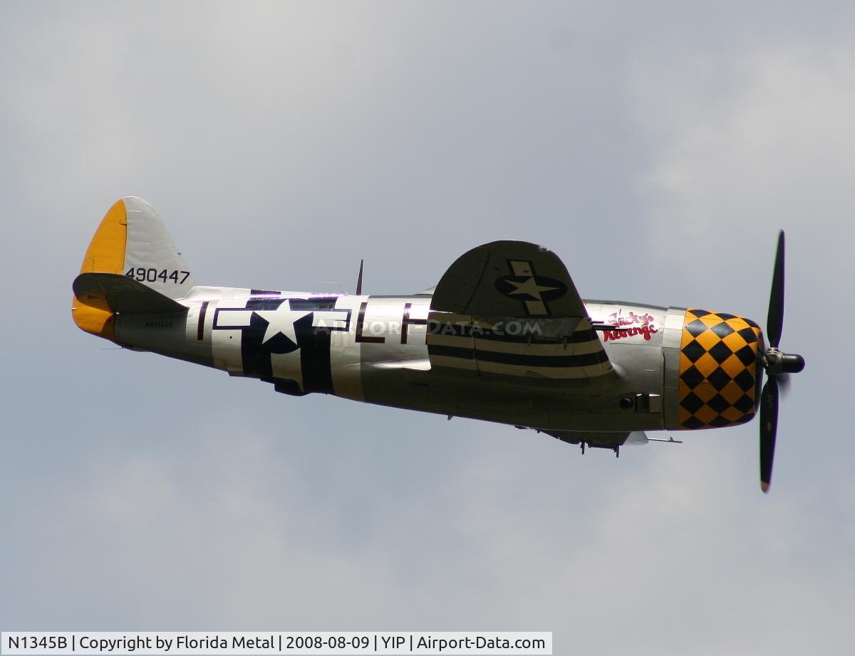 N1345B, 1945 Republic P-47D Thunderbolt C/N 399-55592, P-47D Jacky's Revenge