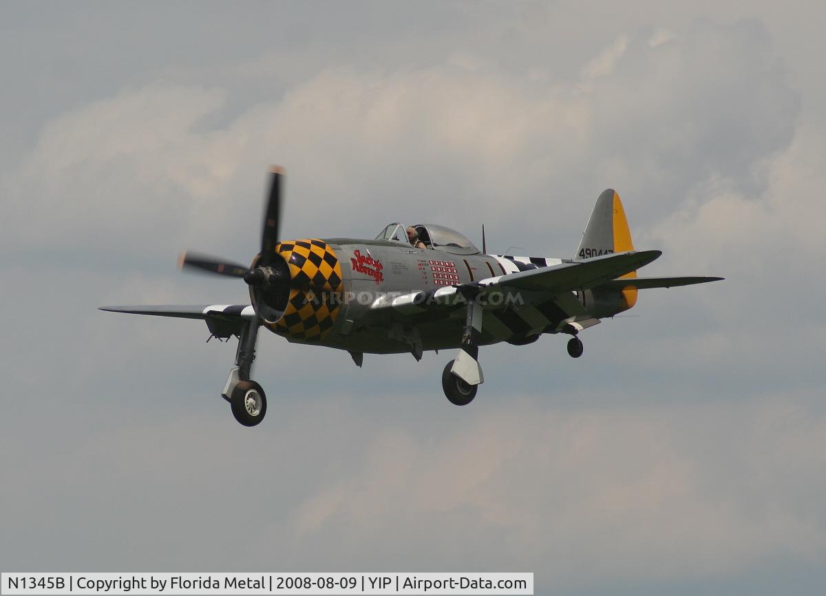 N1345B, 1945 Republic P-47D Thunderbolt C/N 399-55592, P-47D Jacky's Revenge