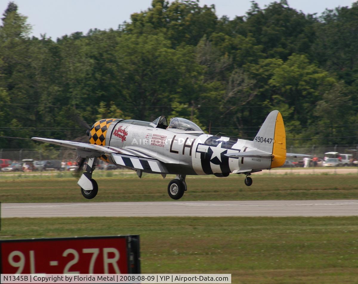 N1345B, 1945 Republic P-47D Thunderbolt C/N 399-55592, P-47D Jacky's Revenge