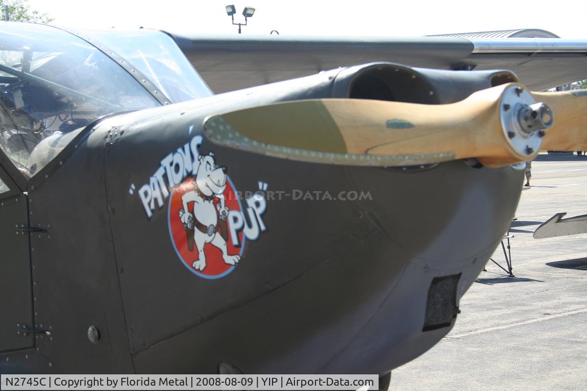 N2745C, Stinson L-5E Sentinel C/N 44-18025, Stinson L-5E 