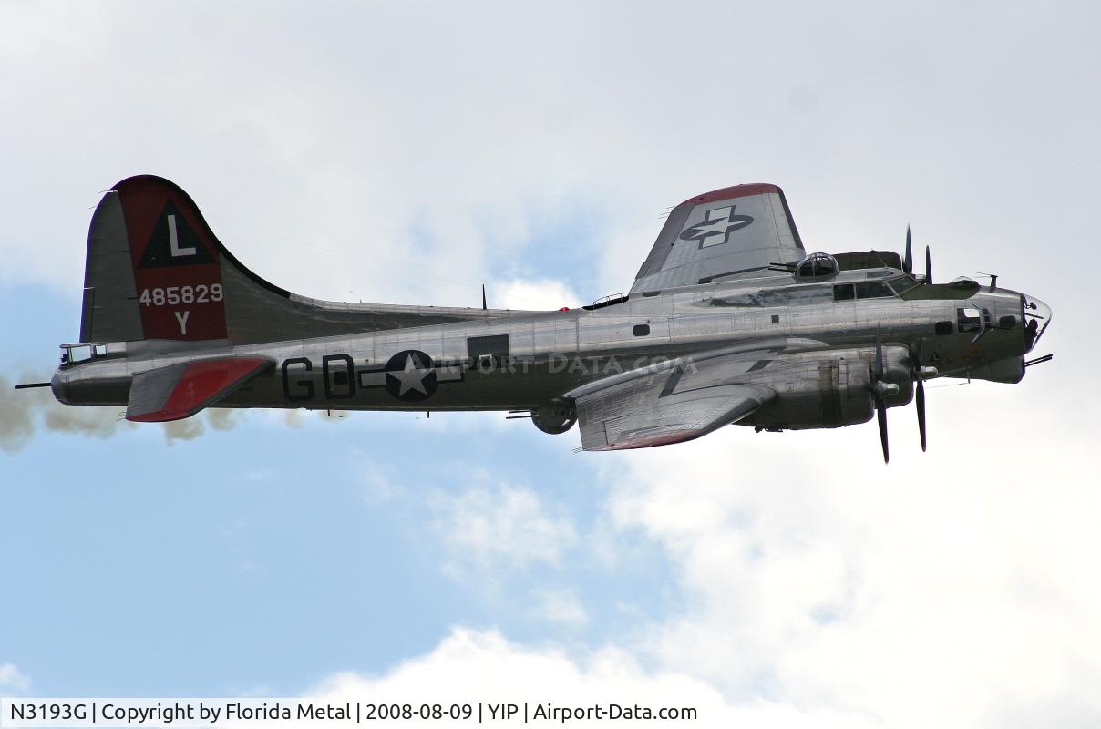 N3193G, 1944 Boeing B-17G Flying Fortress C/N 77255, B-17 Yankee Lady