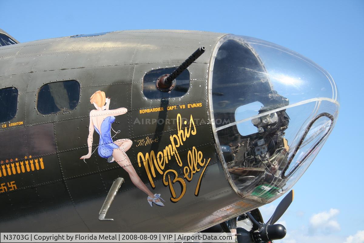 N3703G, 1945 Boeing B-17G Flying Fortress C/N 44-83546-A, B-17 Memphis Belle