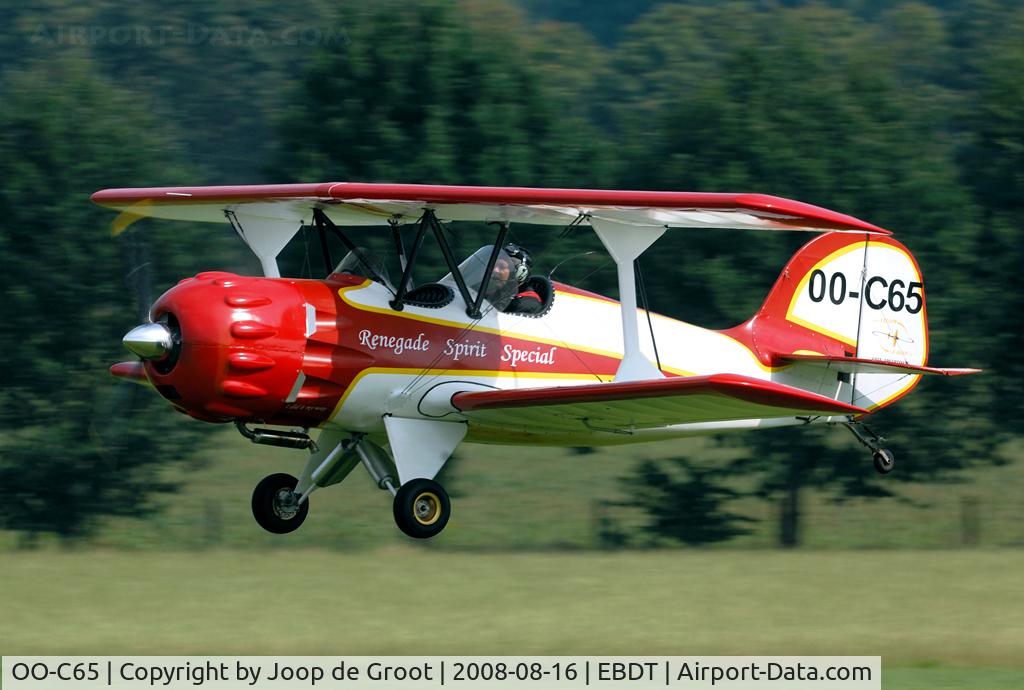 OO-C65, Murphy Renegade Spirit C/N R583, landing at the Schaffen Diest old timer fly in.