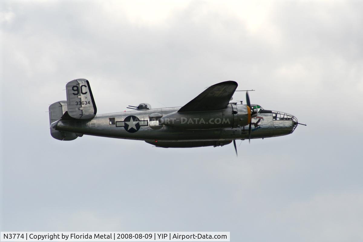N3774, 1943 North American B-25D Mitchell C/N 100-23960, B-25C Yankee Warrior