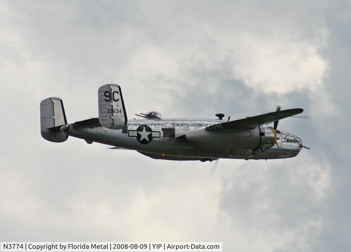 N3774, 1943 North American B-25D Mitchell C/N 100-23960, B-25C Yankee Warrior