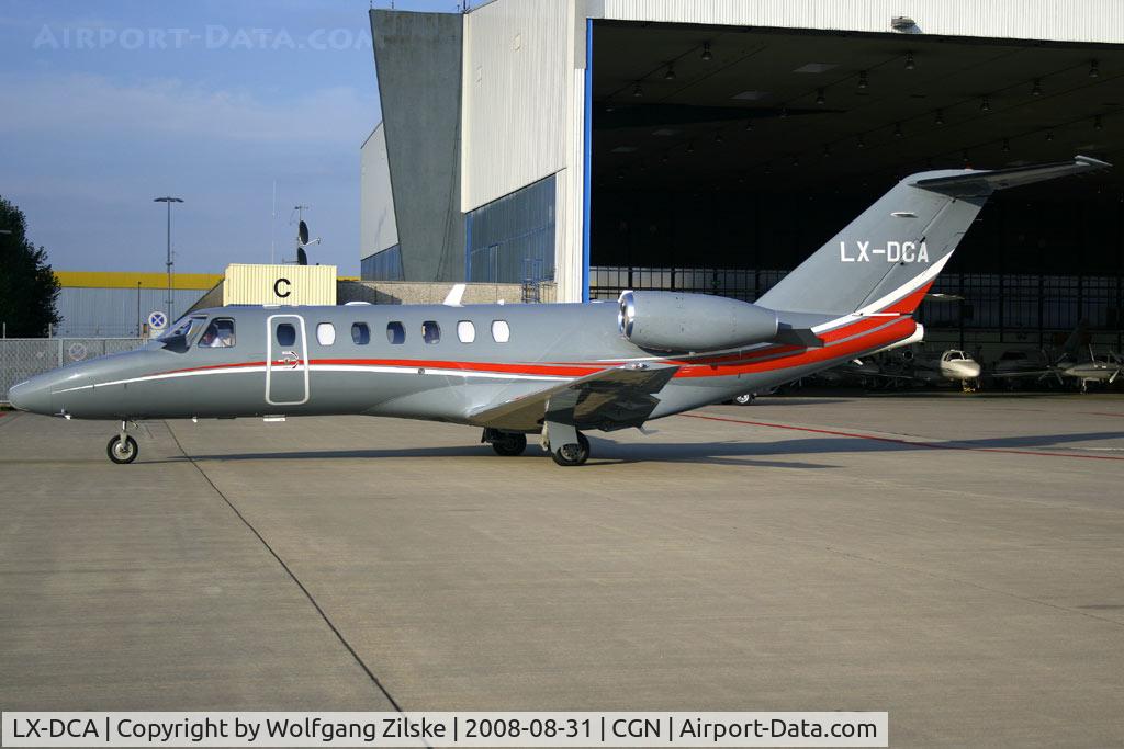 LX-DCA, 2008 Cessna 525B CitationJet CJ3 C/N 525B-0227, visitor