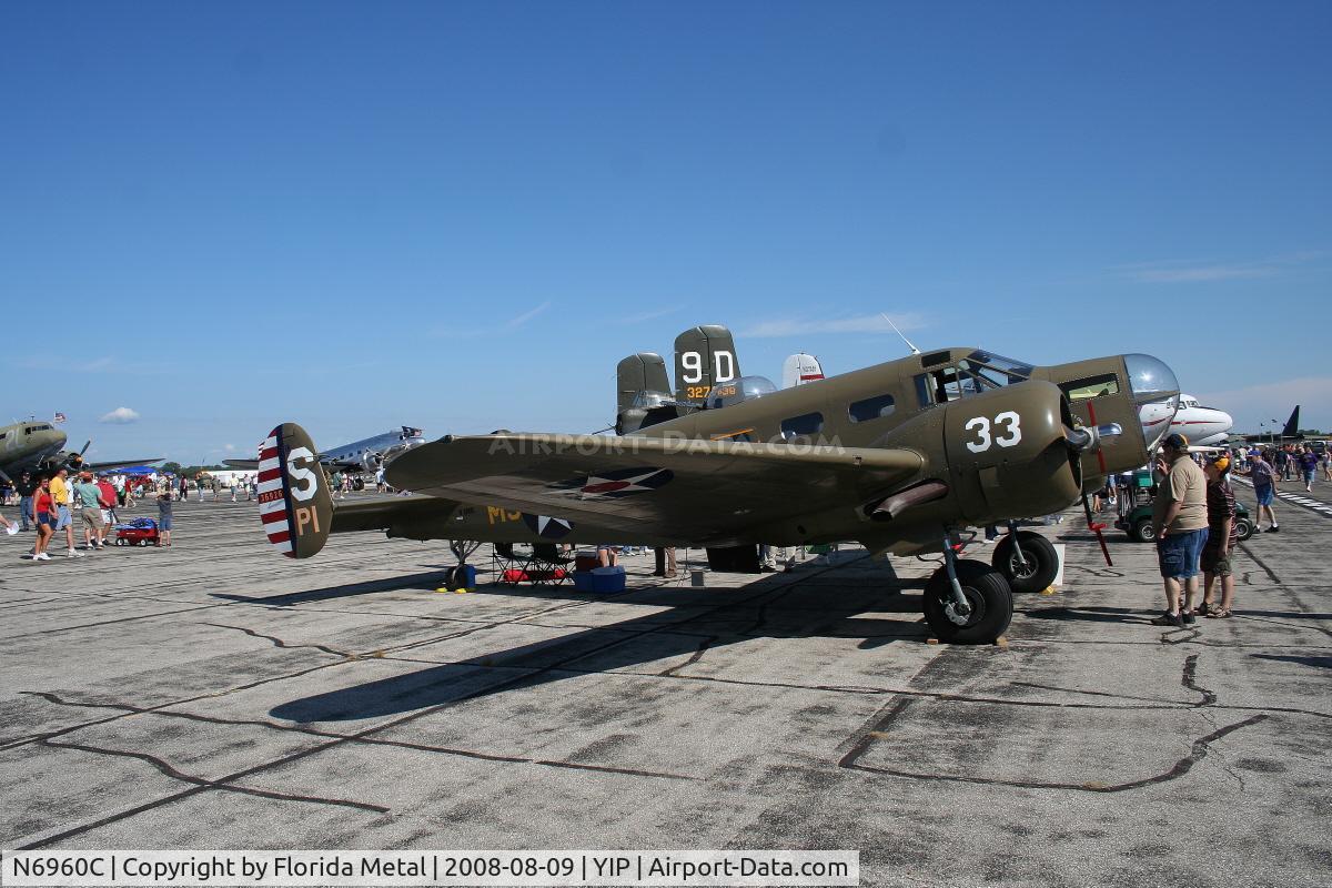 N6960C, 1942 Beech T-11 Kansan C/N 3306, Beech AT-11