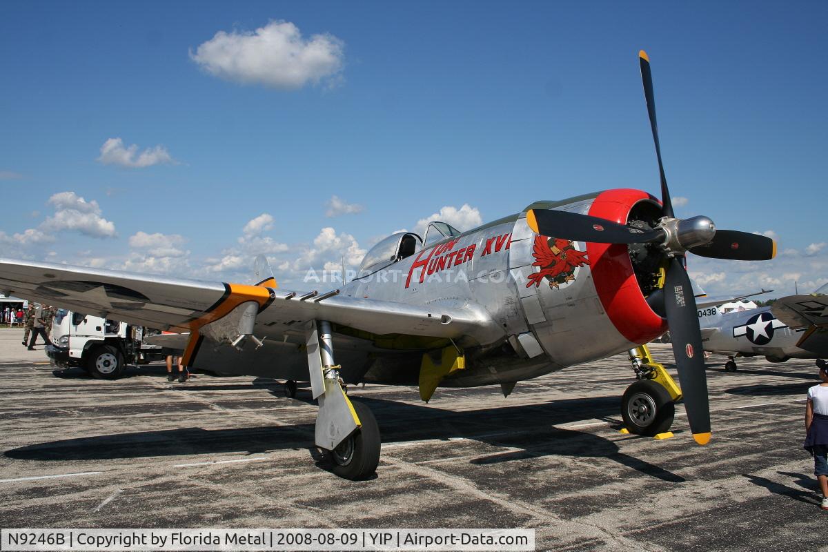 N9246B, 1944 Republic P-47D Thunderbolt C/N 339-55605, P-47D Hun Hunter