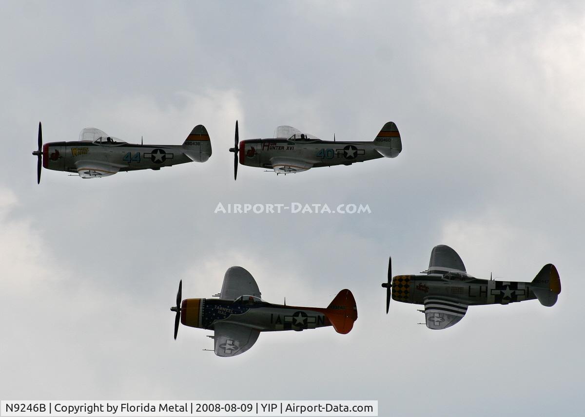N9246B, 1944 Republic P-47D Thunderbolt C/N 339-55605, P-47D Hun Hunter