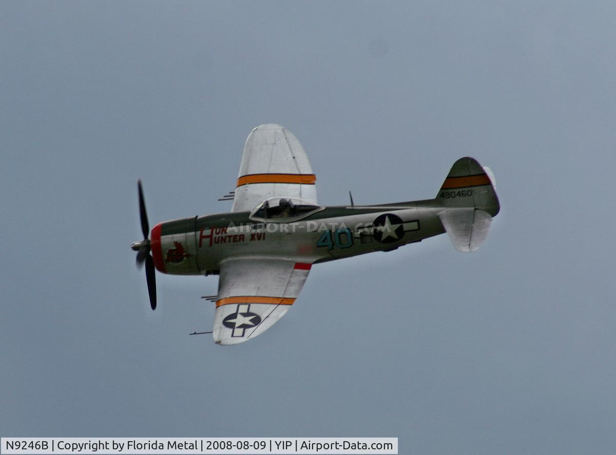 N9246B, 1944 Republic P-47D Thunderbolt C/N 339-55605, P-47D Hun Hunter