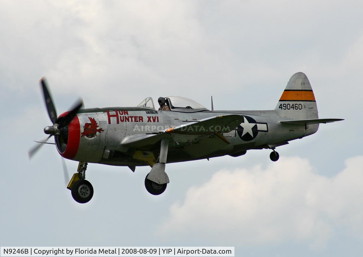 N9246B, 1944 Republic P-47D Thunderbolt C/N 339-55605, P-47D Hun Hunter
