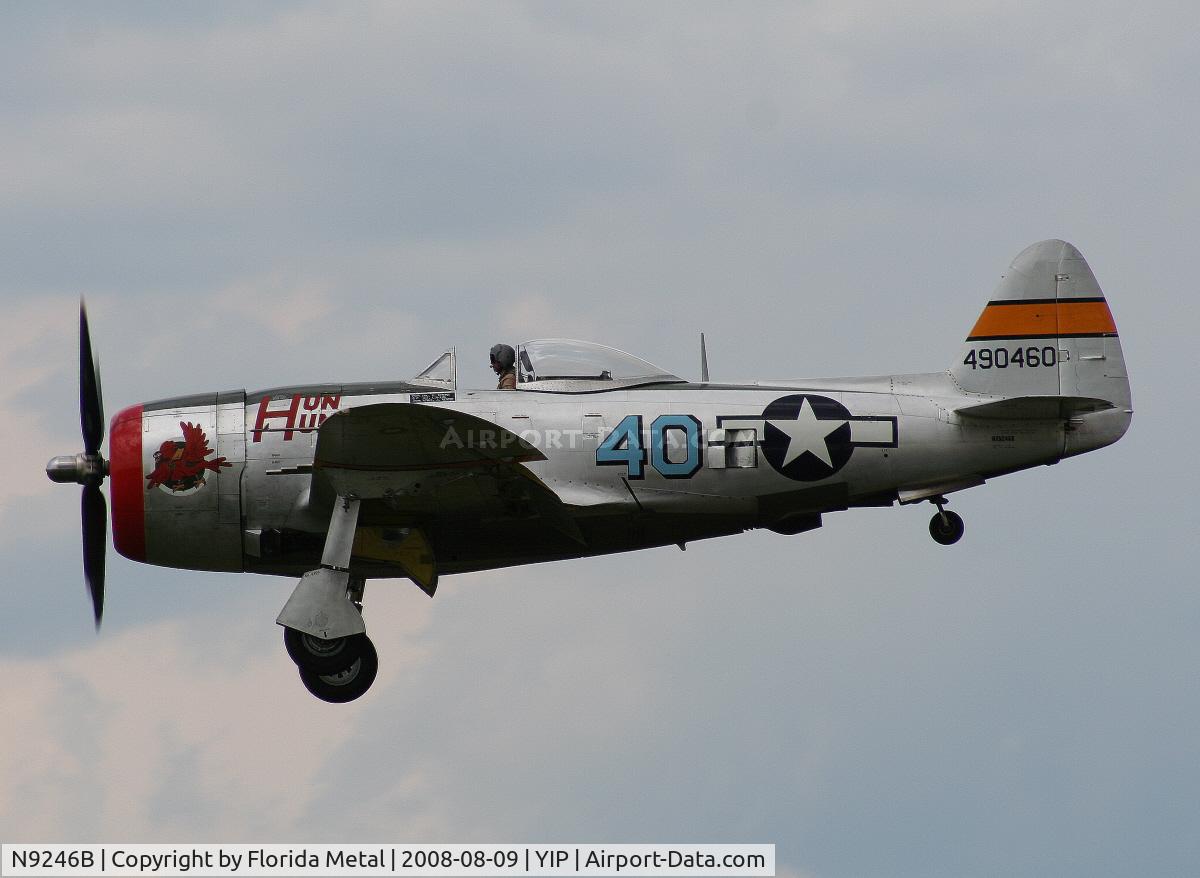 N9246B, 1944 Republic P-47D Thunderbolt C/N 339-55605, P-47D Hun Hunter