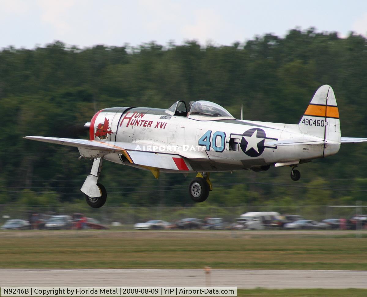 N9246B, 1944 Republic P-47D Thunderbolt C/N 339-55605, P-47D Hun Hunter
