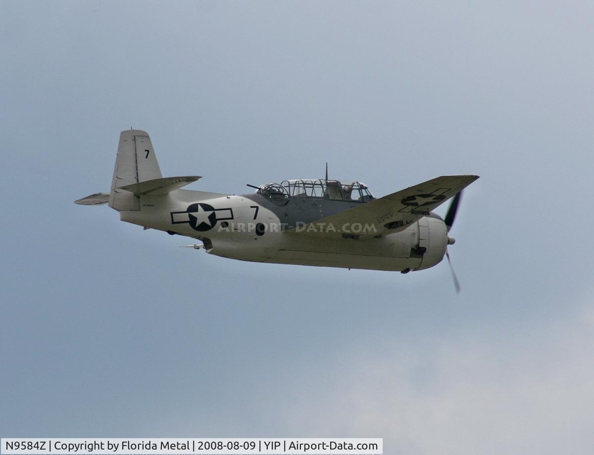 N9584Z, 1945 Grumman TBM-3E Avenger C/N 85882, Grumman TBM-3E Avenger
