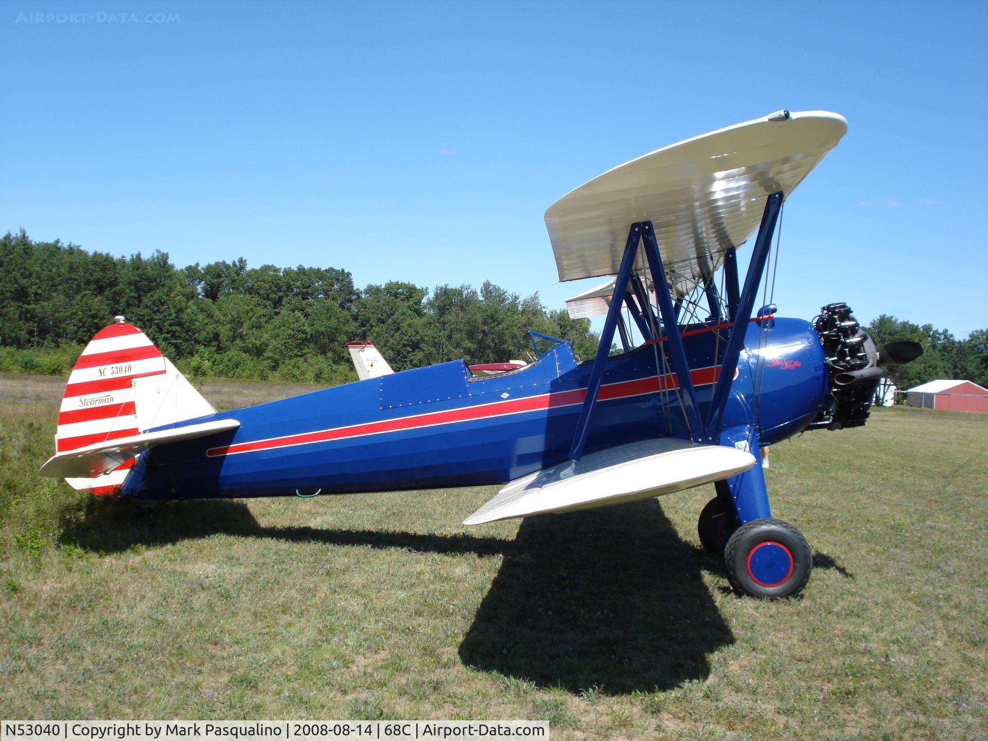 N53040, 1941 Boeing A75N1(PT17) C/N 75-799, Stearman
