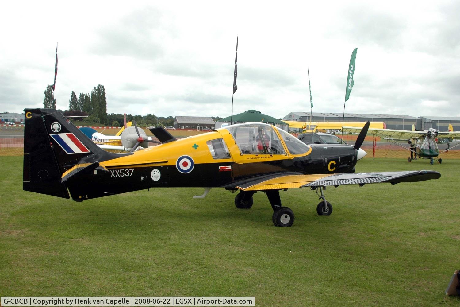 G-CBCB, 1973 Scottish Aviation Bulldog T.1 C/N BH.120/223, Air-Britain Fly-in 2008