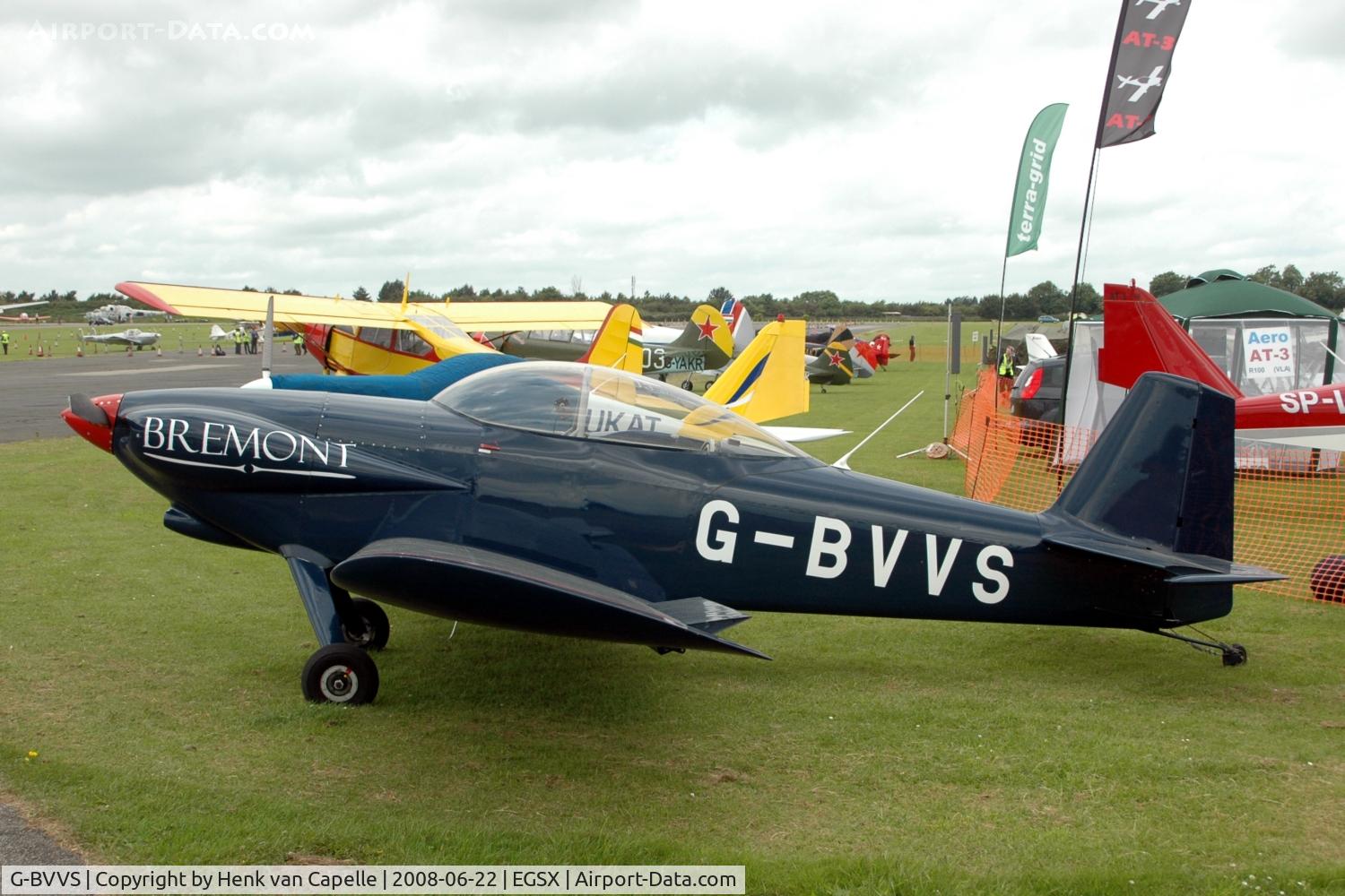 G-BVVS, 1995 Vans RV-4 C/N PFA 181-12324, Nice homebuilt RV-4 at Air-Britain Fly-in 2008
