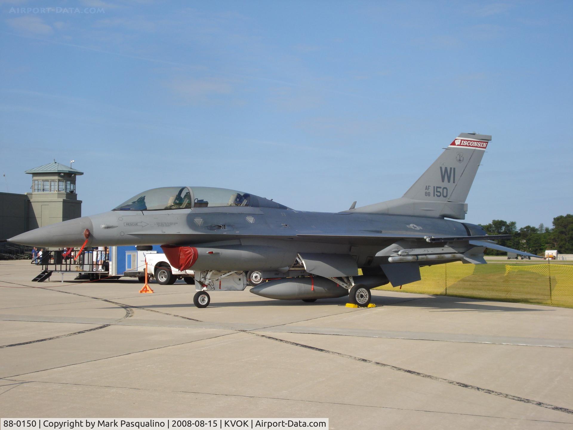 88-0150, 1988 General Dynamics F-16D Fighting Falcon C/N 5D-85, General Dynamics F-16D