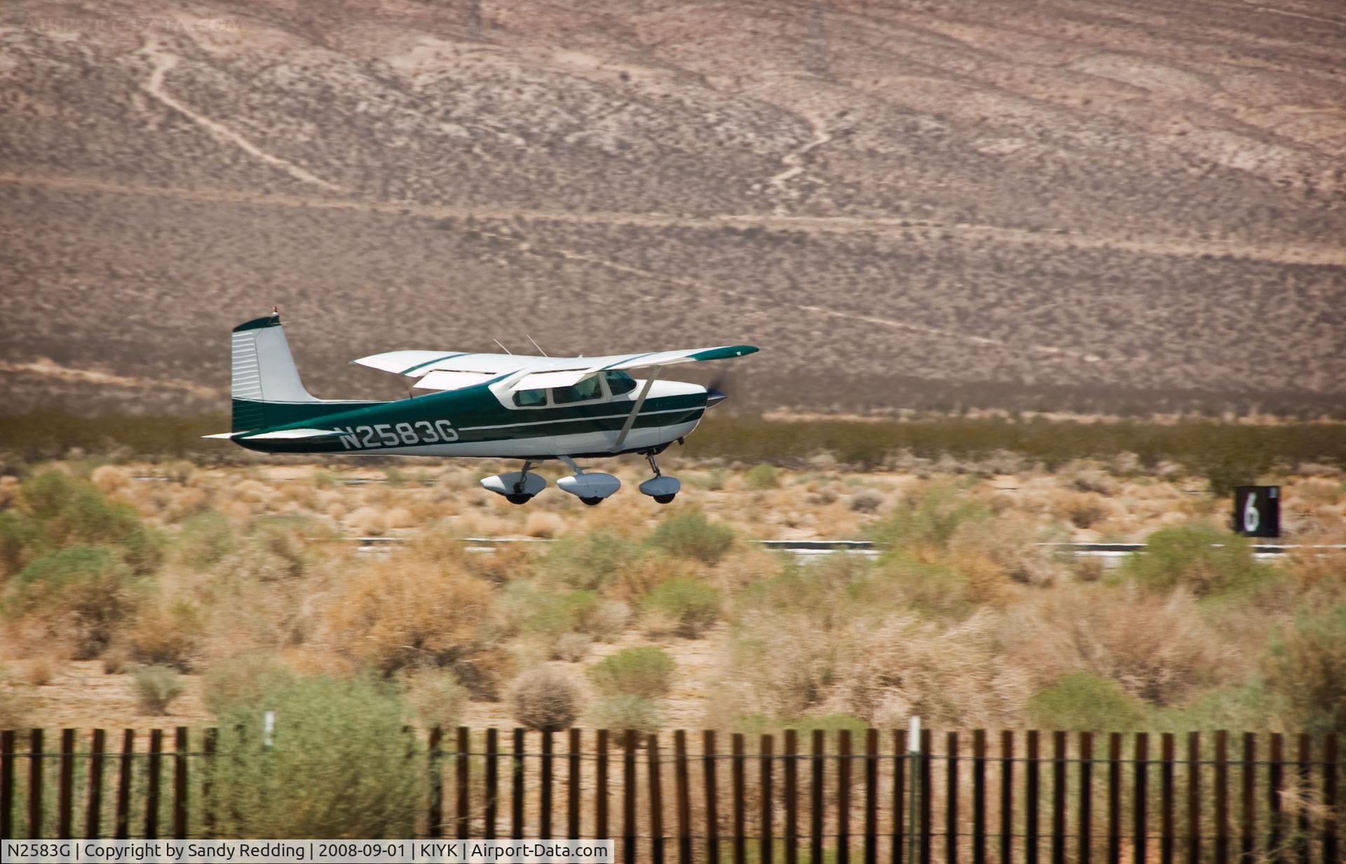N2583G, 1959 Cessna 182B Skylane C/N 51883, Taking off at IYK.