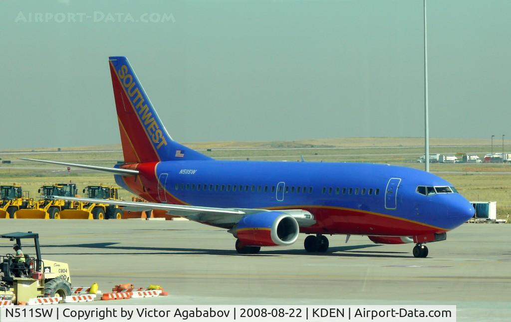 N511SW, 1991 Boeing 737-5H4 C/N 24188, At Denver