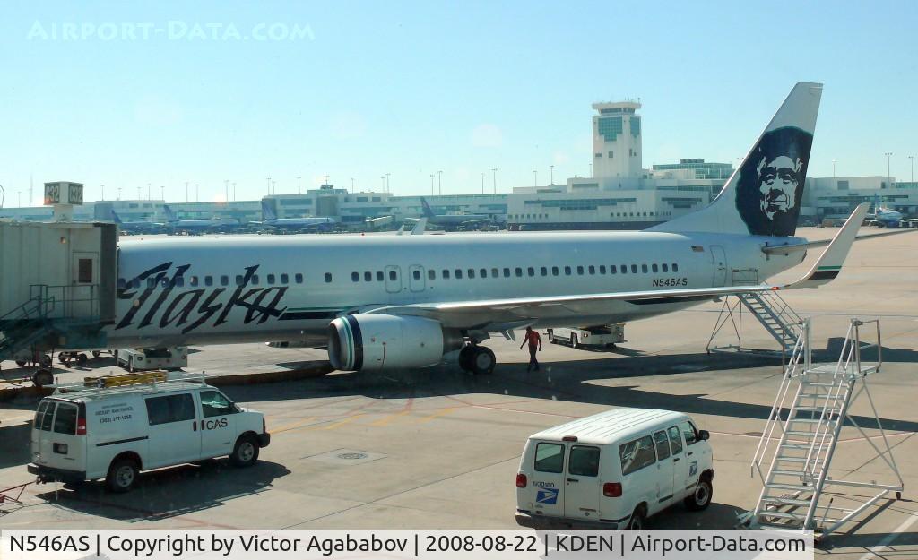 N546AS, 2005 Boeing 737-890 C/N 30022, At Denver