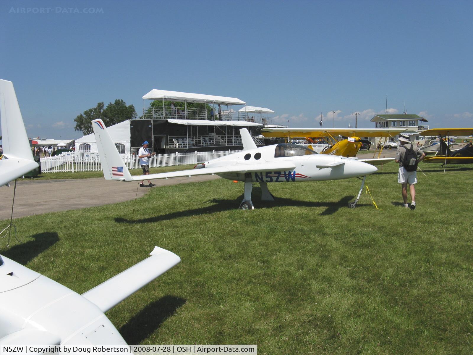 N5ZW, 2005 Dickey E-Racer Mk II C/N 109, 2005 Vinnola E-RACER Mk. II canard, Lycoming O-320