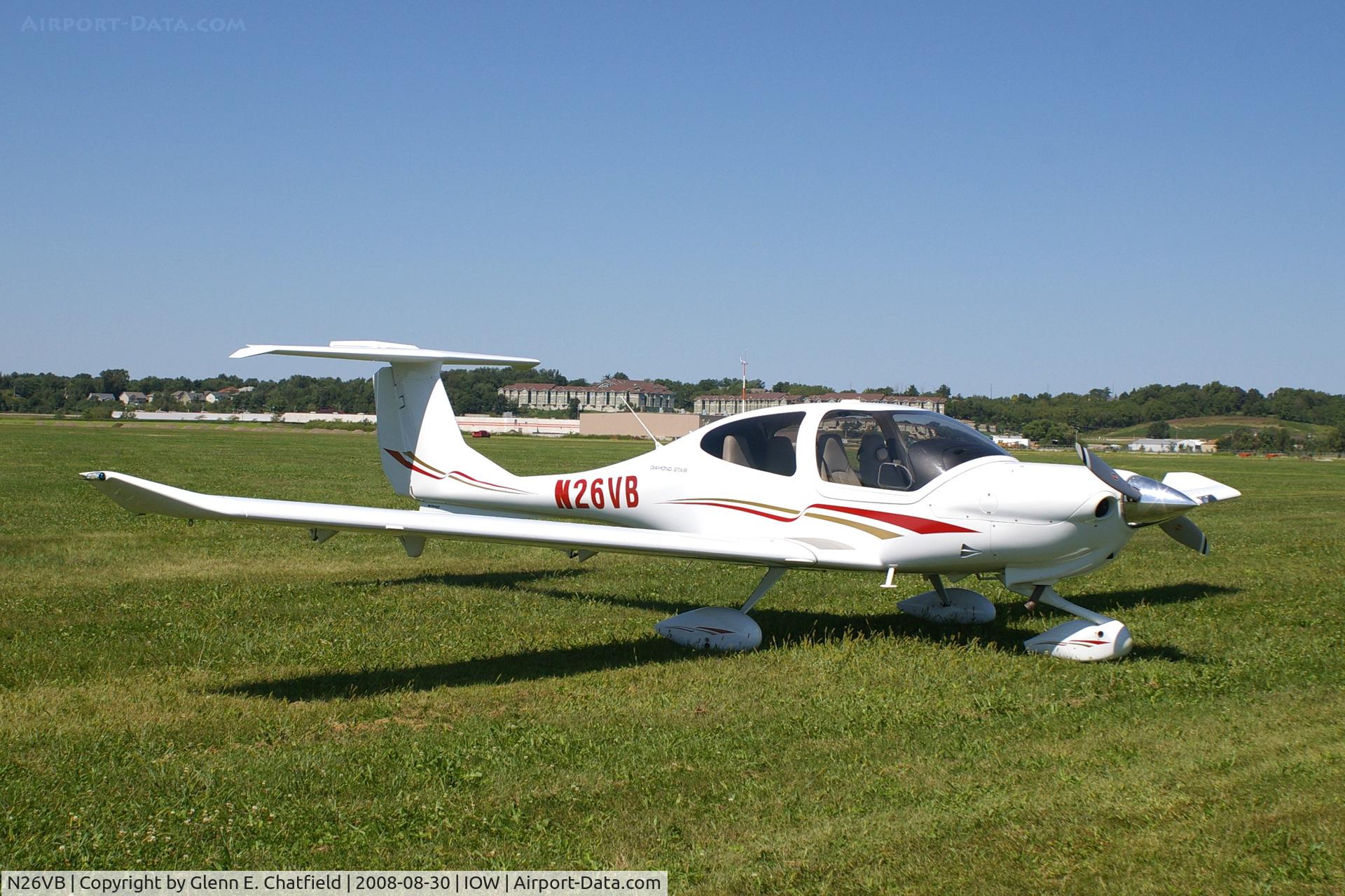 N26VB, 2006 Diamond DA-40 Diamond Star C/N 40.630, Makes a good example for aircraft recognition training