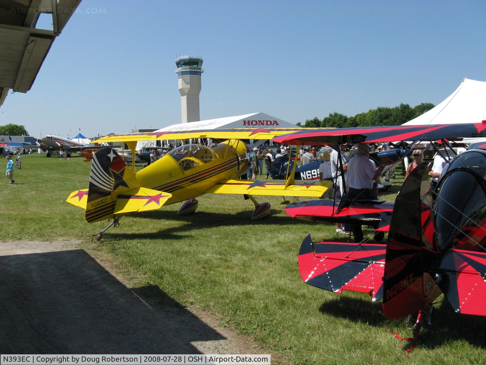 N393EC, 2004 Pitts Model 12 C/N 222, 2004 Kimball Enterprises PITTS Model 12, Vedeneev M-14P 400 Hp radial, two place aerobatic, +9/-7.5 g at gross, 300+ deg./sec. roll rate