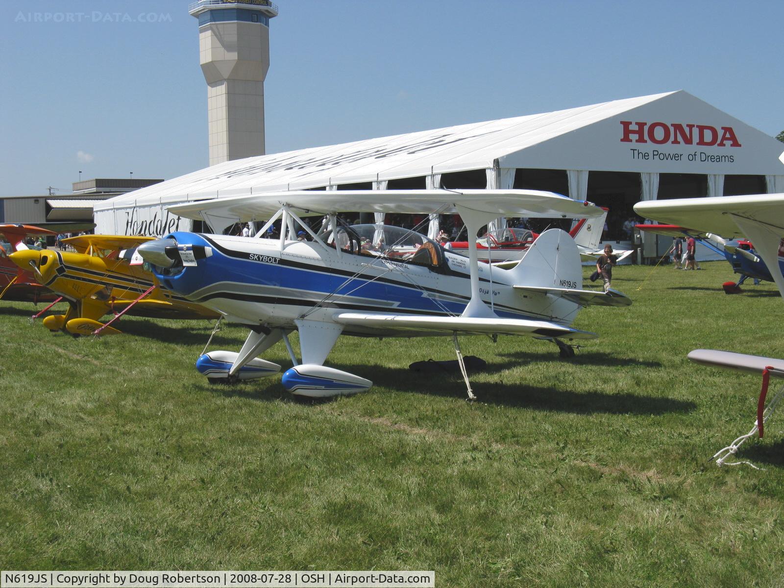 N619JS, 1994 Steen Skybolt C/N 002 (N619JS), 1994 Simmons STEEN SKYBOLT 'Deja Vu', Lycoming IO-540