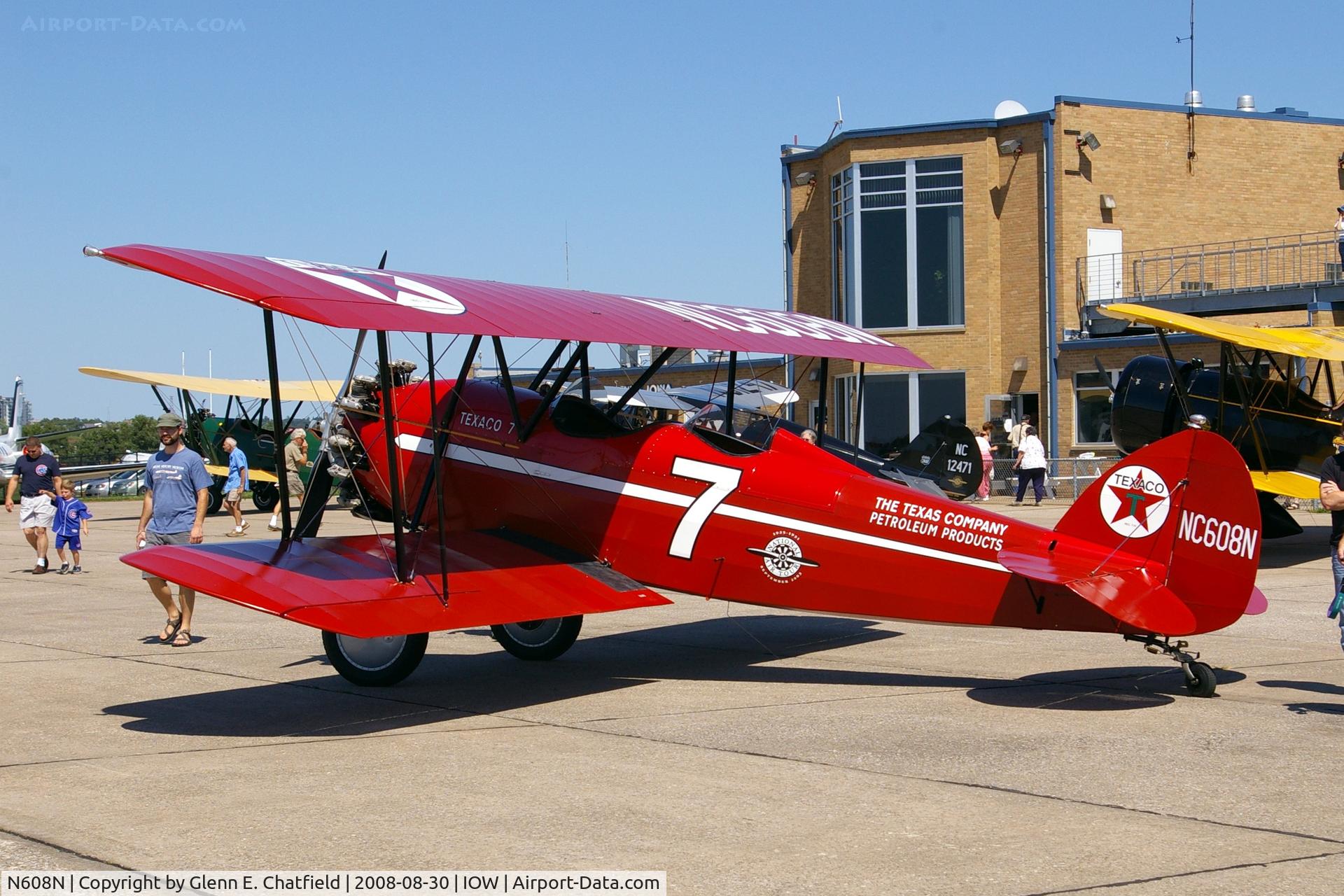 N608N, 1929 Waco ASO C/N 3070, Parked on the ramp - the mail has been delivered