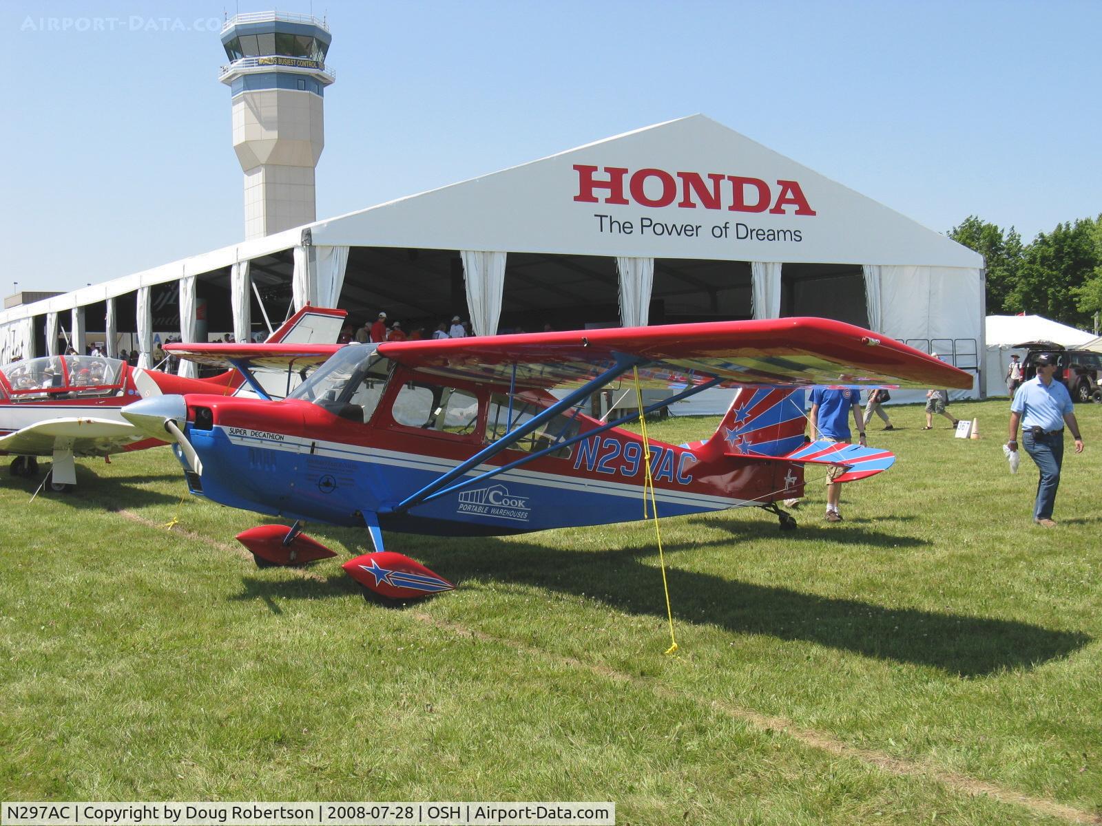 N297AC, 1996 American Champion 8KCAB Super Decathlon C/N 771-96, American Champion Aircraft 8KCAB SUPER DECATHLON, Lycoming AEIO-360 180 Hp