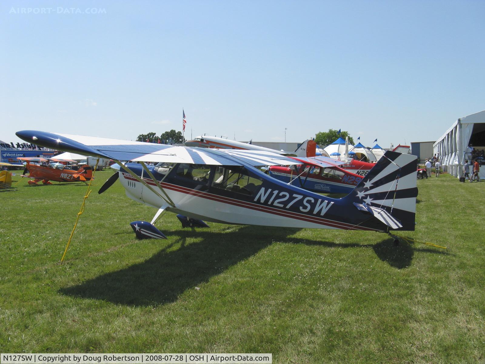 N127SW, 2002 American Champion 8KCAB Super Decathlon C/N 904-2002, 2002 American Champion Aircraft 8KCAB SUPER DECATHLON, Lycoming AEIO-380 180 Hp