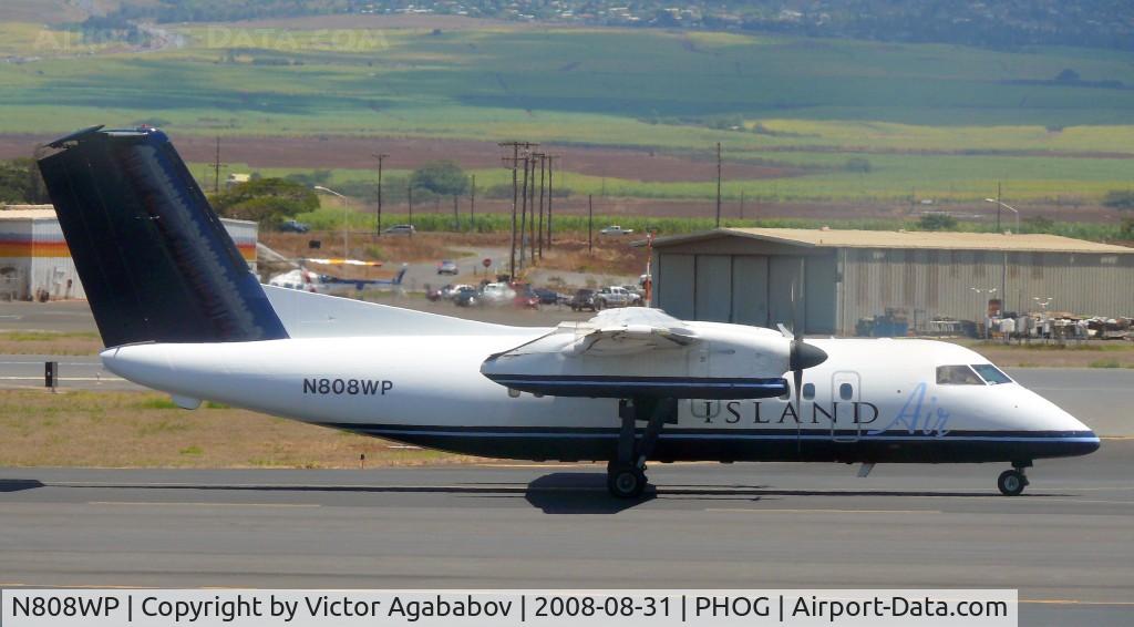 N808WP, 1986 De Havilland Canada DHC-8-103 Dash 8 C/N 026, At Kahului