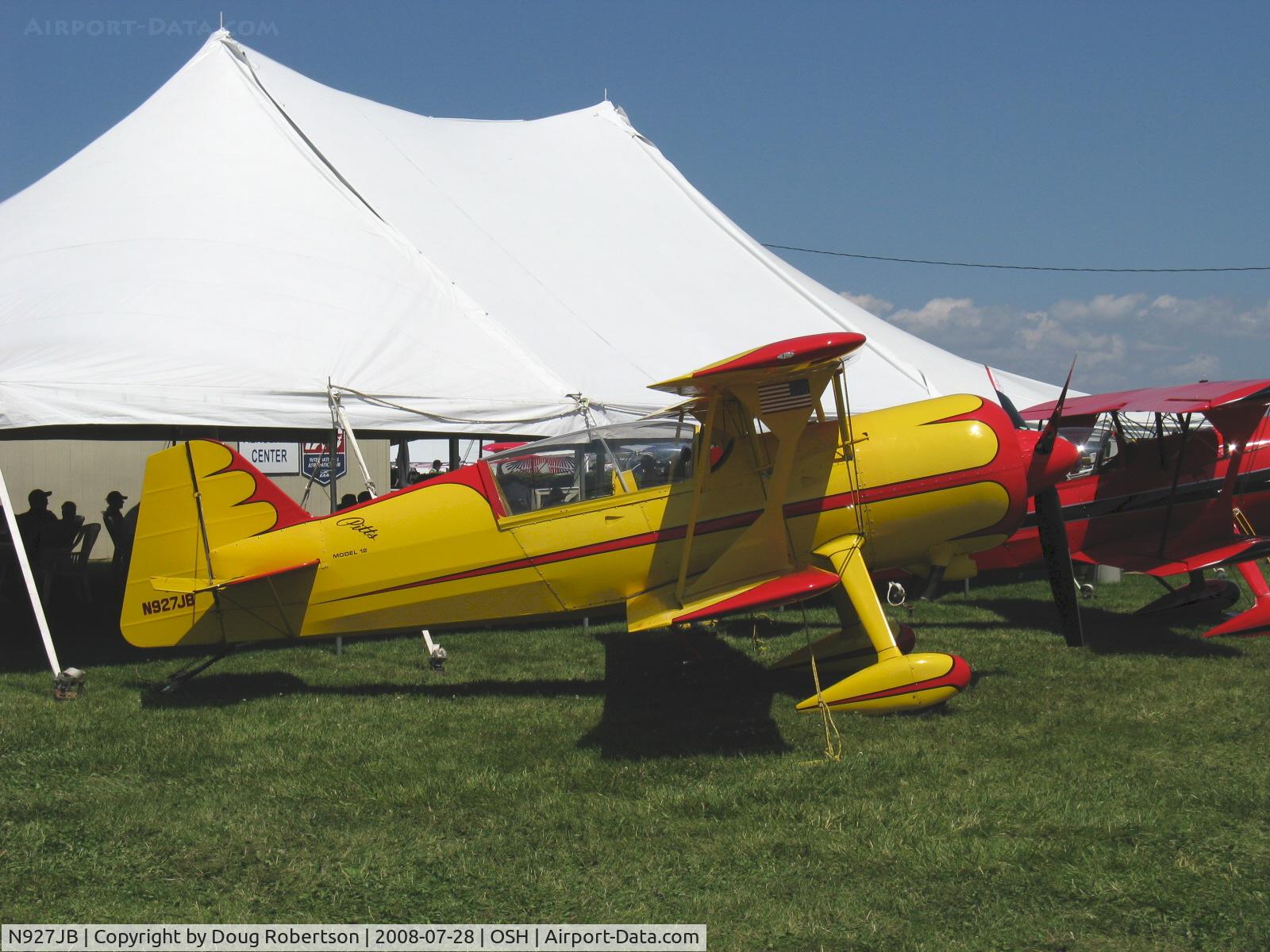 N927JB, 2006 Pitts Model 12 C/N 87, 2006 Bailey PITTS Model 12, Vedeneev M-14P 400 Hp radial