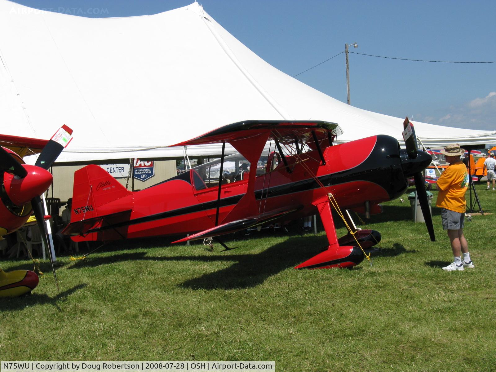 N75WU, 2004 Pitts Model 12 C/N 131, 2004 Chatman PITTS Model 12, Vedeneev M-14P 400 Hp radial