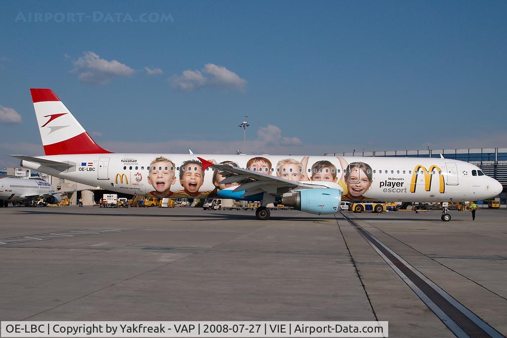 OE-LBC, 1996 Airbus A321-111 C/N 581, Austrian Airlines Airbus 321