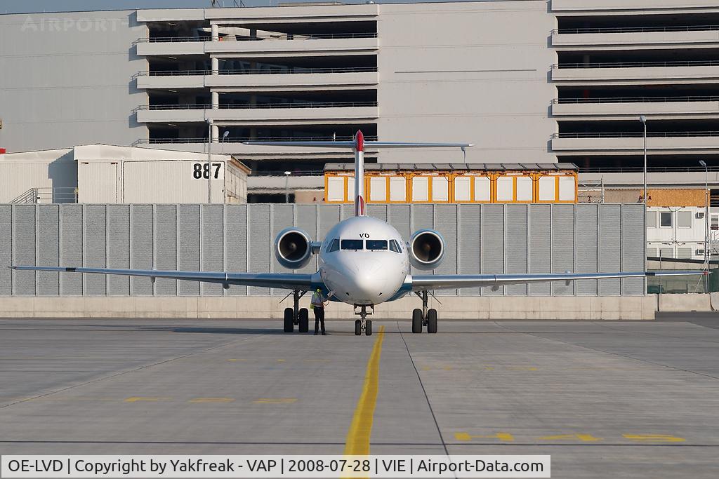 OE-LVD, 1994 Fokker 100 (F-28-0100) C/N 11515, Austrian Arrows Fokker 100