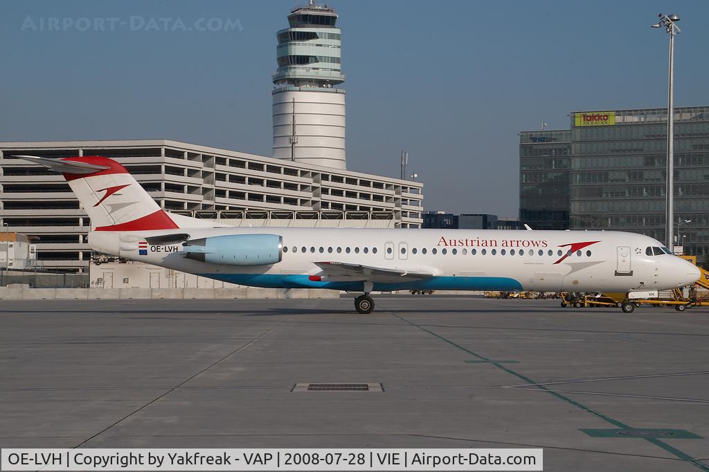 OE-LVH, 1993 Fokker 100 (F-28-0100) C/N 11456, Austrian Arrows Fokker 100