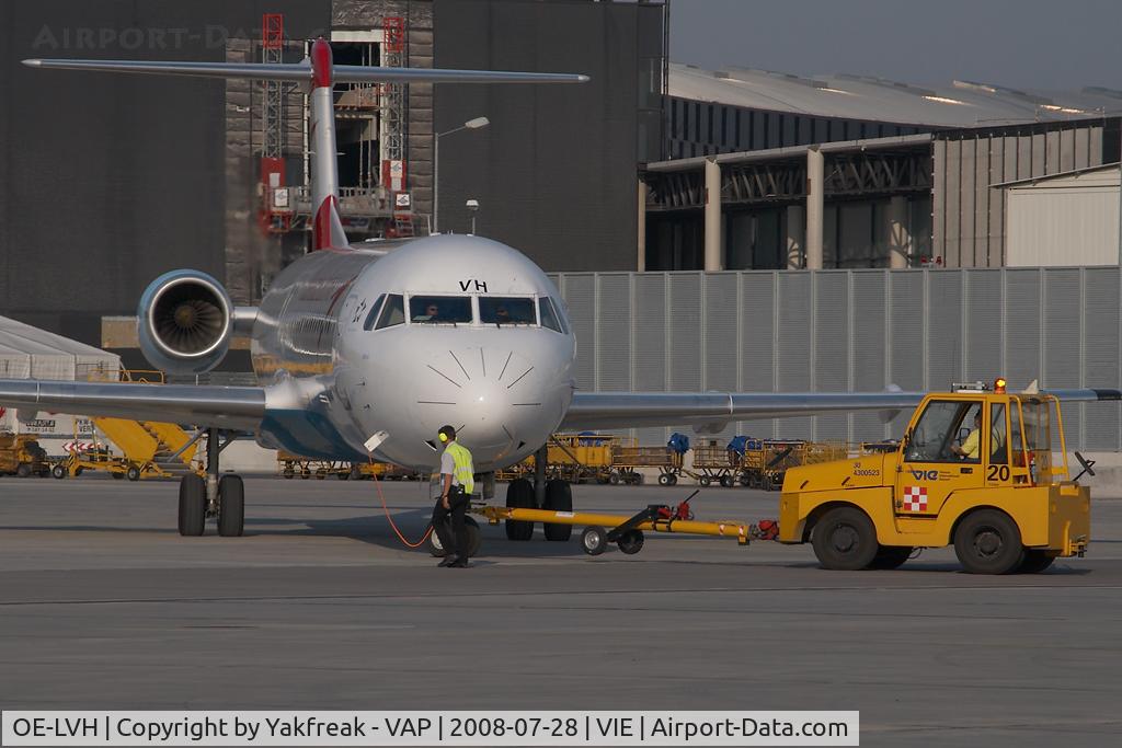 OE-LVH, 1993 Fokker 100 (F-28-0100) C/N 11456, Austrian Arrows Fokker 100