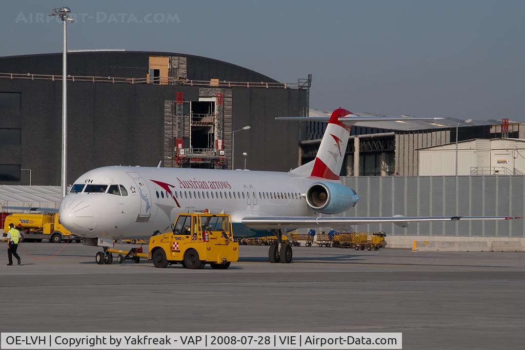 OE-LVH, 1993 Fokker 100 (F-28-0100) C/N 11456, Austrian Arrows Fokker 100